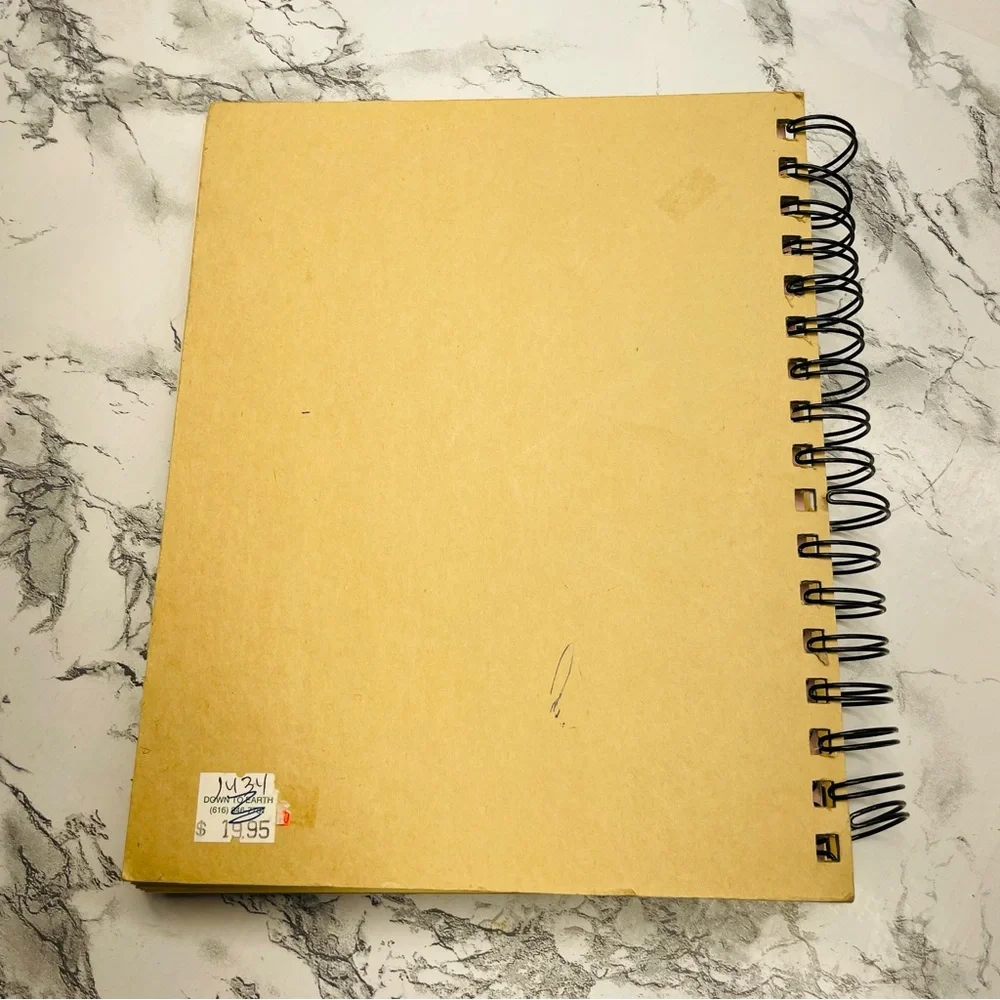 Tan Spiral-Bound Movie Lovers Journal